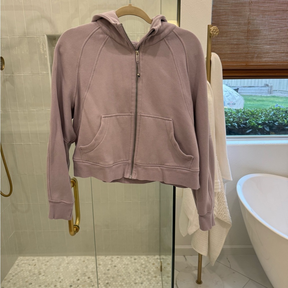 Scuba zip up hoodie size large.